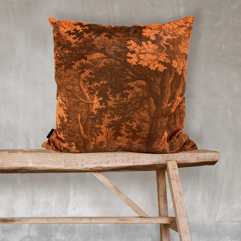 Orange Forest Cushion