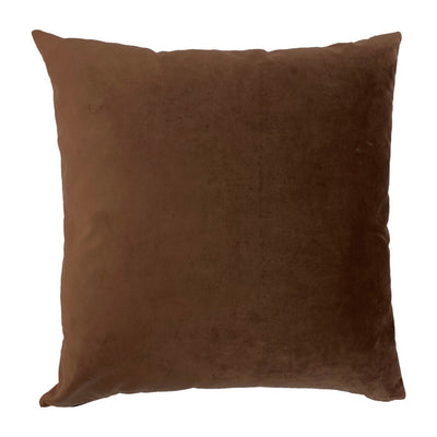 Orange Forest Velvet Cushion Back