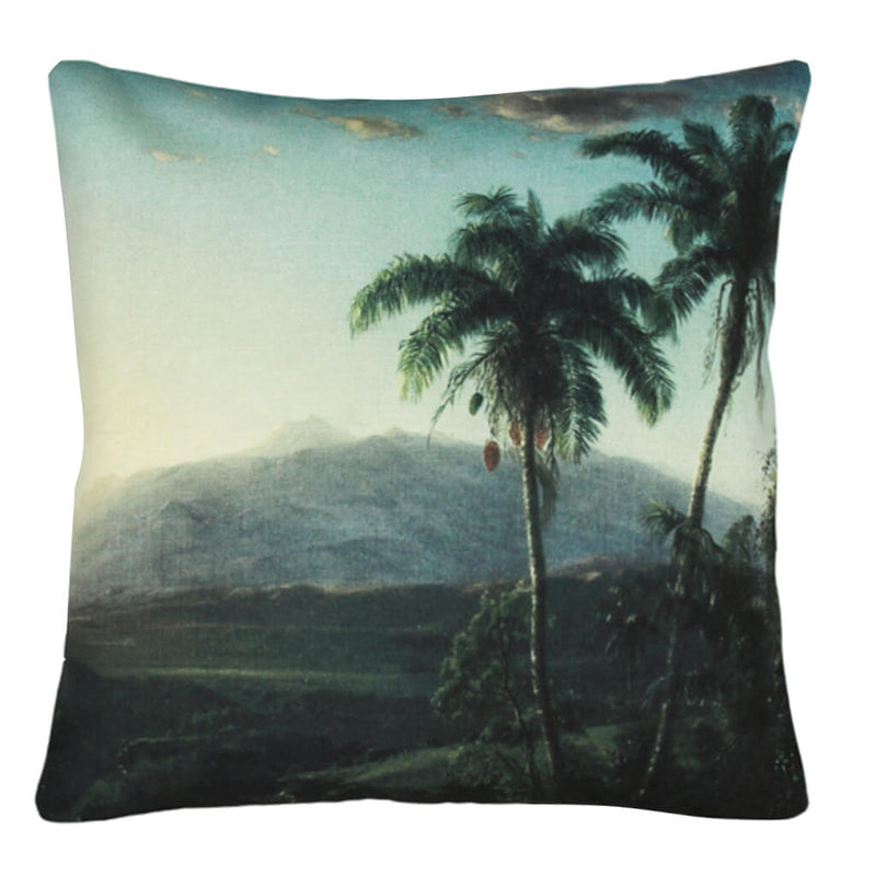 Palm Trees Landscape Cushion