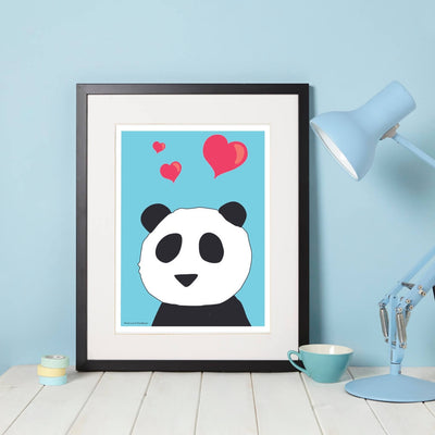Panda Love Nursery Wall Art