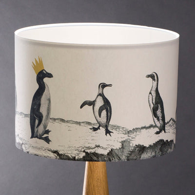 Penguins Illustrated Lampshade