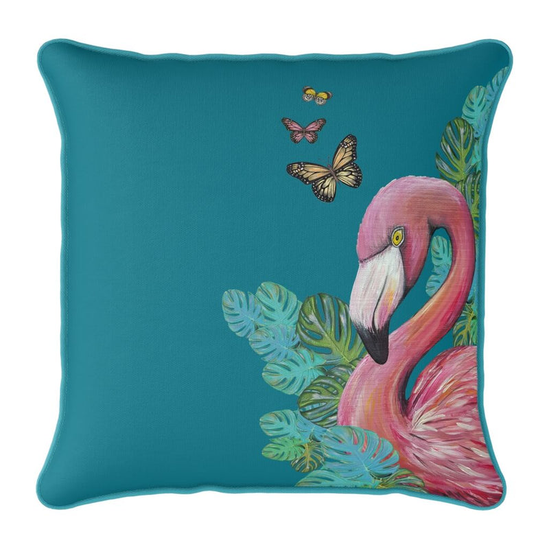 Pink Flamingos Cushion