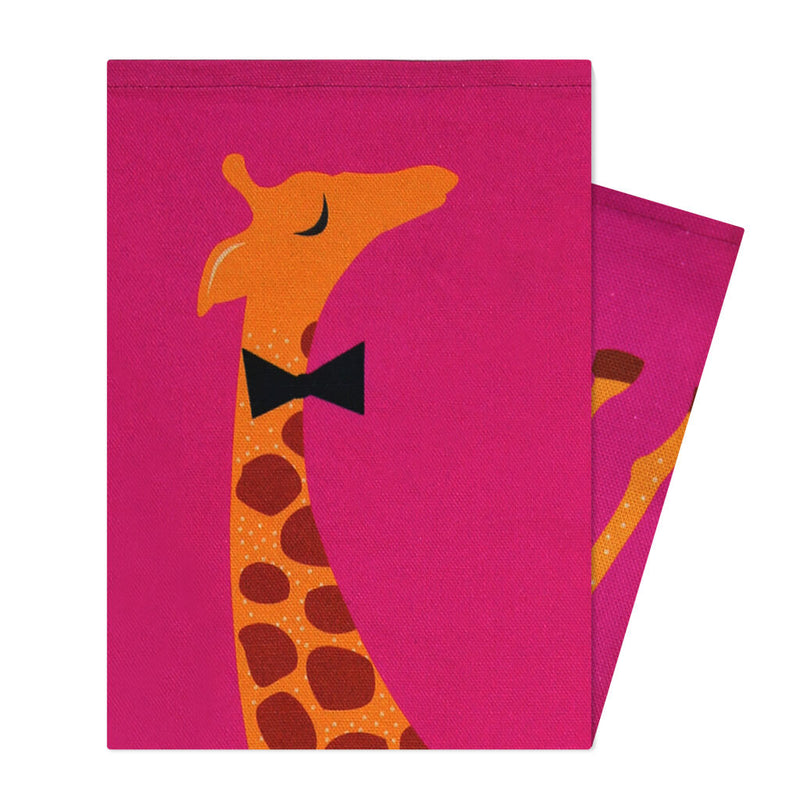Pink Giraffe Kitchen Towel