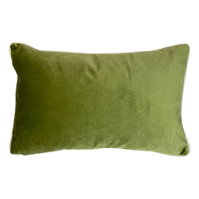 Rectangle Green Fan Cushion Back