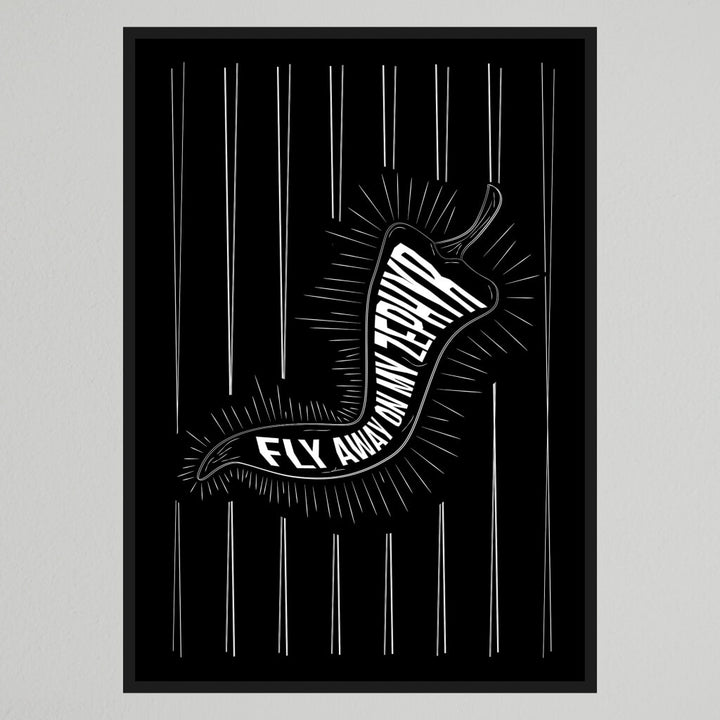 Red Hot Chili Peppers The Zephyr Song Art Print