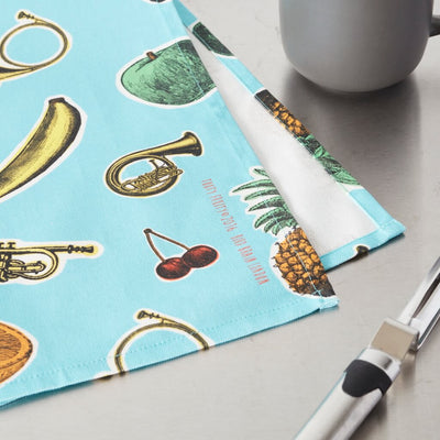Retro Tooty Fruity Tea Towel