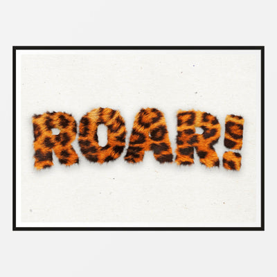 Roar Leopard Pattern Print