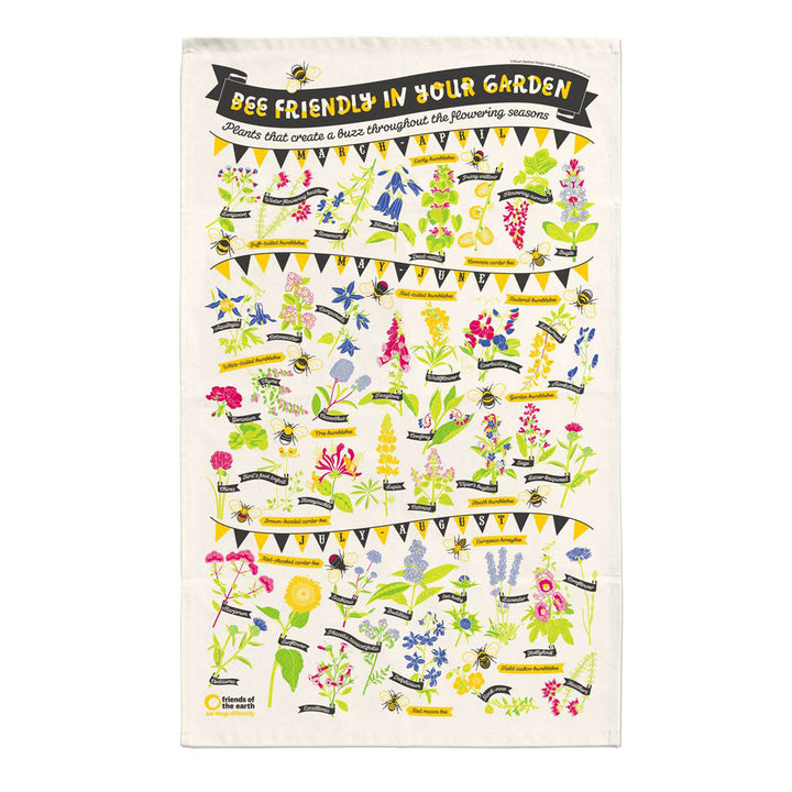 Save Our Bees Tea Towel