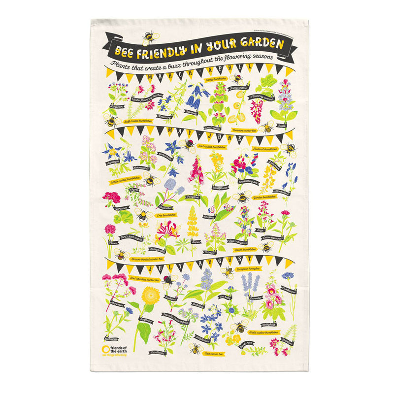Save Our Bees Tea Towel