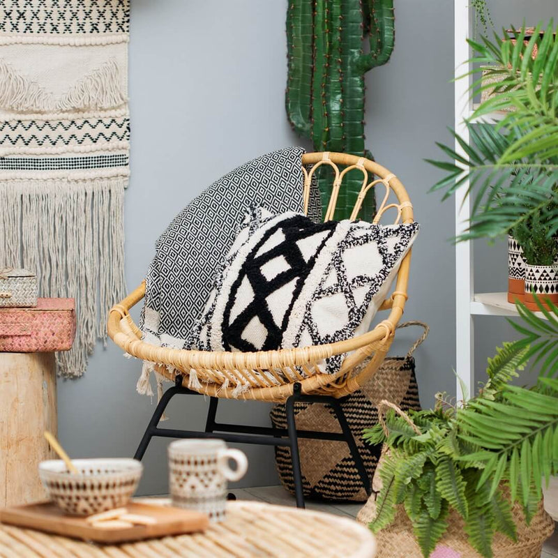 Scandi Geometric Cushion