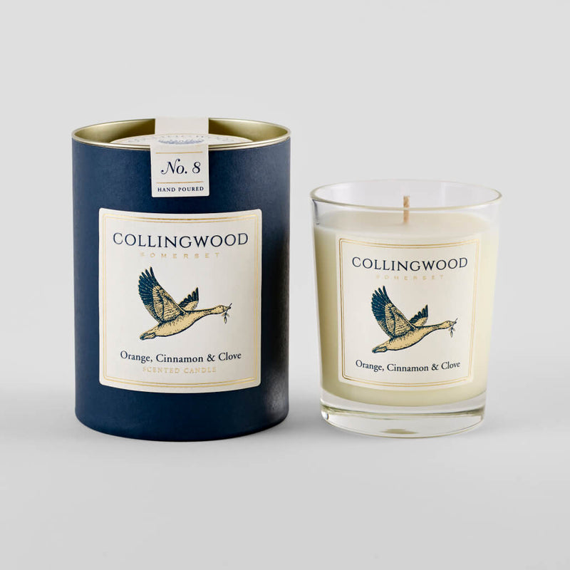 Scented Candle Orange Cinnamon and Clove