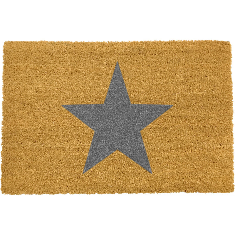 Stylish Grey Star Doormat