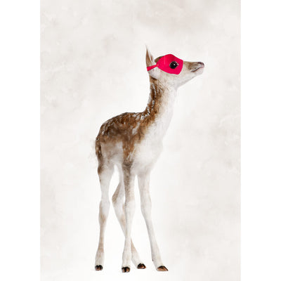 Superhero Deer Poster