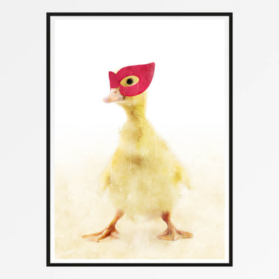 Superhero Duckling Print