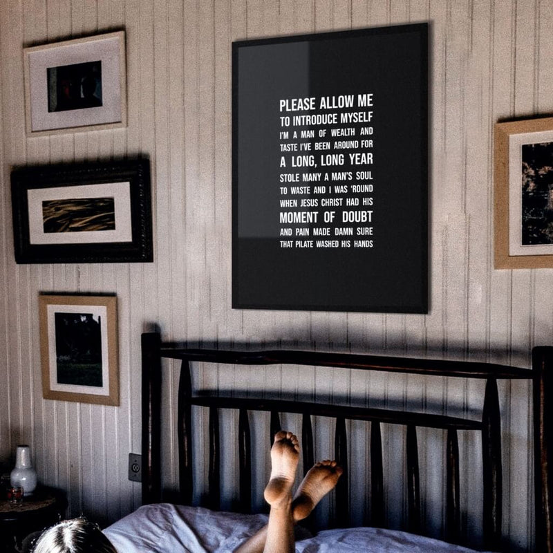 Sympathy For The Devil Print