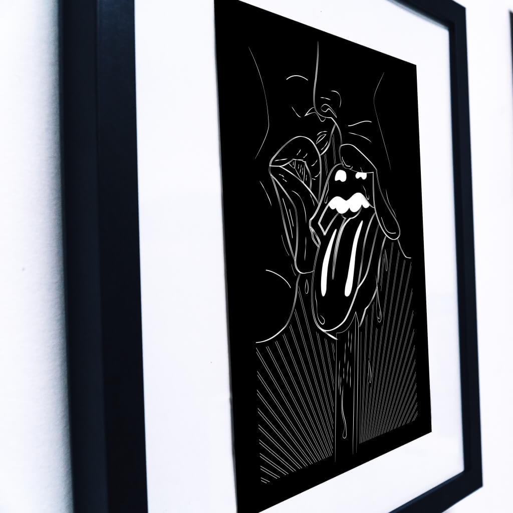 The Rolling Stones Art Print | Mint & May