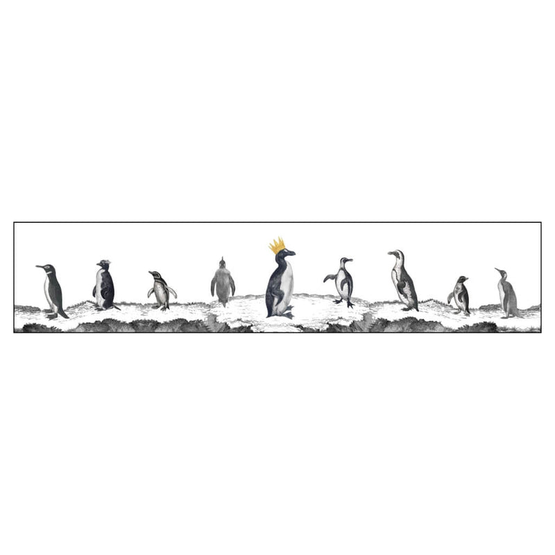 Victorian Penguins Illustration Lampshade