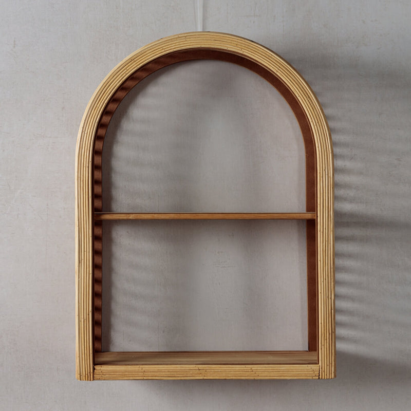 Wall Rattan Shelf