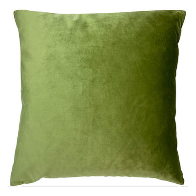 White Floral Cushion Green Back