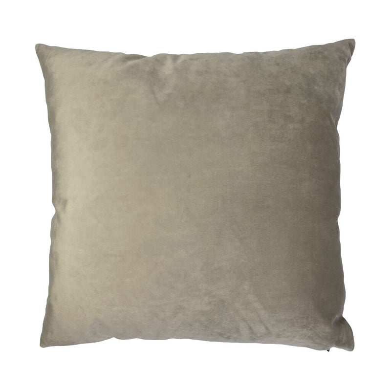 White Poppy Velvet Cushion Back