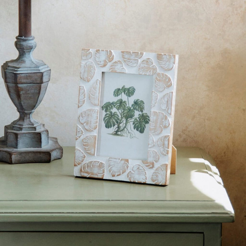 Wooden Palms Photo Frame