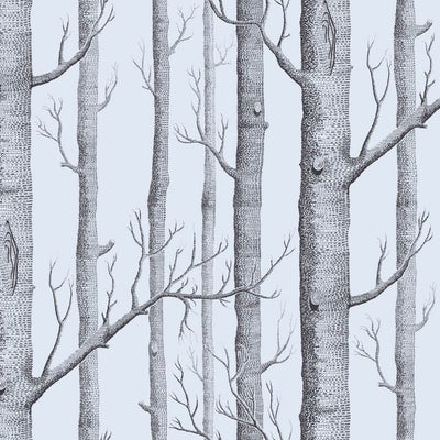 Woodland Lined White Lampshade