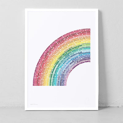 Words of The Rainbow Print