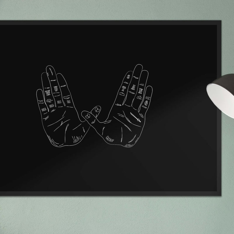 Wu Tang Hands Art Print
